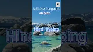 How to add Hindi Language in Macbook #shorts #viral #trendingshorts