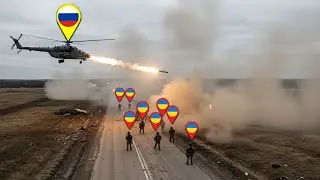 Russian Ka-52 Targets Advancing Ukrainian Troops&mdash;Precision Strike Changes the Battle!