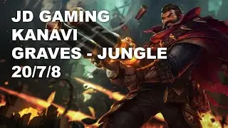JD Gaming Kanavi Jungle Graves vs Taliyah - KR Challenger Rank Game