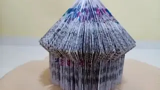 How To Make Calendar Paper Hut | Calender Paper craft | In Tamil