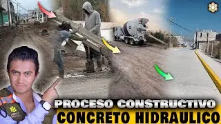 ¿Cómo se Pavimenta una calle con Concreto Hidráulico? El Ing Mau