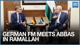 German FM Meets Abbas in Ramallah, Urges End to Settler Violence and Reaffirms Two-State Support