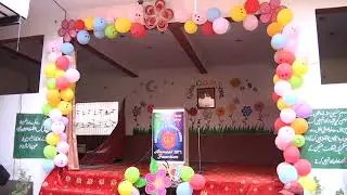 Stage decoration for annual function | QUEEN SCHOOL STAGE DECORATION