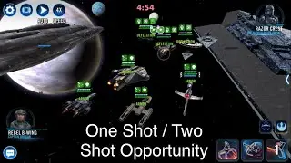 Semi-Low Gear B-Wing/Home One vs Triple Attacker Executor (3 Battles 1W|2L) |Fleet Arena SWGOH|