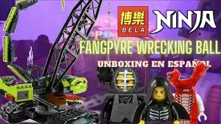 Bela Ninja (LEGO Ninjago) - Fangpyre Wrecking Ball - UN SET DEL 2012! | Review - Unboxing en Español