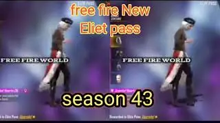 #free fire new Elite pass *$ season 43