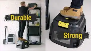 Strata Heavy Duty Step Storage Stool Video