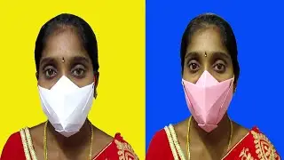 Paper Mask Making At Home | How to Make Face Mask with Paper And Rubber Bands | DIY Paper Mask