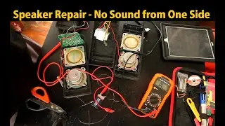 How to Fix Computer Speakers - No Sound From One Side (Diagnose and Repair)
