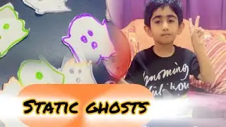  Static Ghosts  | Easy Halloween Science Experiment for Kids