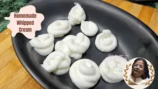 Whipping Cream | Christmas Special | Whipped Cream for Cake Decoration | How to Make Whipped cream 