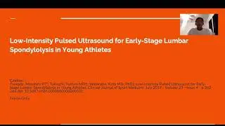 Low-Intensity Pulsed Ultrasound