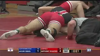 Six straight pins lead Canfield Wrestling past Fitch