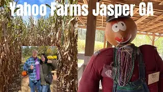 Yahoo Farms Jasper GA - Hayride, Corn Maze, Corn Cannon & More! Super Fun!☀️🎃❤️
