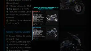 R15 V4 vs Pulsar 220F 🔥 Full Specs Comparison 2025 #r15v4 #pulsar220f