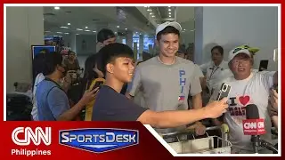 Gilas back home from Europe training camp
