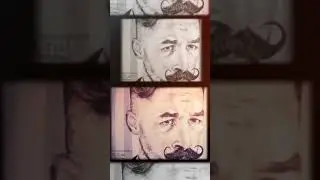 Old School Style portrait. Pyrography Art