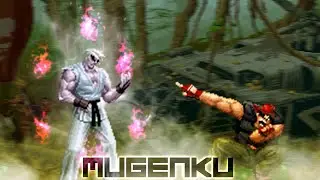 InfernoWalker Ken vs Nuclear Ralf Jones. King of Fighters vs Street Fighter MUGEN Multiverse