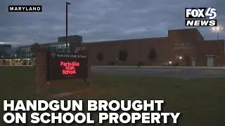 Baltimore County Police arrest 16-year-old at Parkville High for handgun violation