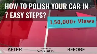 [DIY]: 3M Car Polishing 🚘 (Basic) | Car Rubbing Polish at Home | 7 Easy Steps