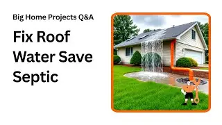 Save Your Septic System by Fixing Roof Drain Issues