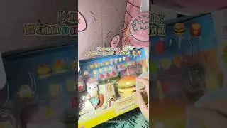 Sylvanian Families Hamburger Stand Miniature 🍔🍟 #sylvanianfamilies #unboxing #calicocritters #fyp