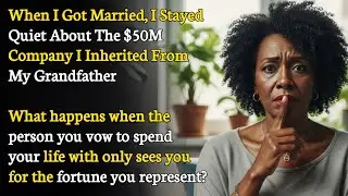 When I Got Married, I Stayed Quiet About The $50M Company I Inherited From My Grandfather...