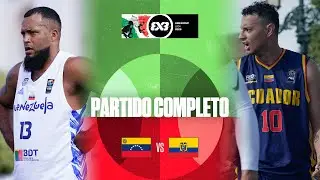 Venezuela 🇻🇪 vs Ecuador 🇪🇨 | EN ESPAÑOL | Partido Completo de Clasificación | FIBA 3x3 AmeriCup 2025