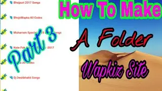how to create a folder in wapkiz site || By Technical GA