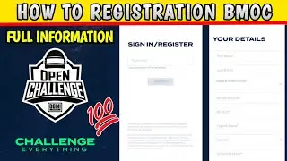HOW TO REGISTRATION BMOC | FULL INFORMATION IN HINDI | BGMI TOURNAMENT BMOC