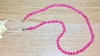 Diy Mask Holder Tutorial at Home | How to make easy mask strap | Pikky Diy