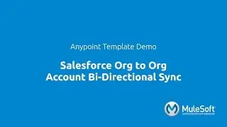 Salesforce Org to Org Account Bi-Directional Sync