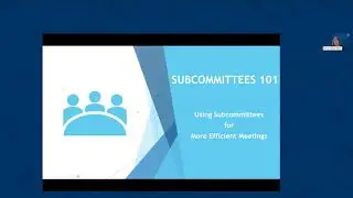 MASC Learning Lunch: Subcommittees 101 - January 2026