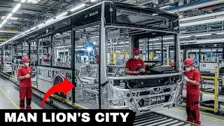 Inside MAN Lion&rsquo;s City Factory &mdash; Step-by-Step Bus Production | Smart European Manufacturing