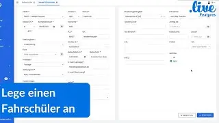 Fahrschüler anlegen