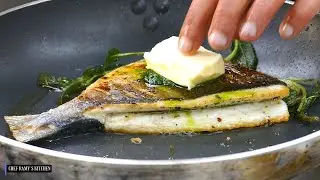 How to Prepare Sicilian-Style Whole Sea Bream Recipe || Ganze Dorade Fisch nach Sizilianischer Art |