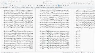 Round The Hall (Paul Biese & F. Henri Klickmann). Music arranged for flute ensemble.