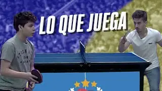 Balthazar Murillo juega al ping pong en el YEYOW | Mini tevez