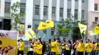 Первое шествие CD LAND на параде в Хабаровске