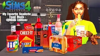 Sims 4 Realistic Food Gameplay Mods & Overrides | How to Install and Use QMBiBi Mods | The Sarah O.