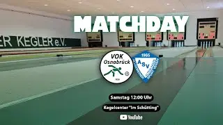 VOK Osnabr&uuml;ck 1 - ASV Altenlingen 1 | Verbandsliga KVN | 25/26 | Sportkegeln Schere