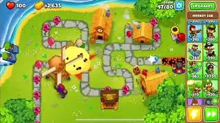BTD6 Tutorial - Town Center Hard Mode NLL - Easy to follow guide Updated for 2023