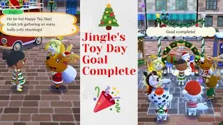 Jingle's Toy Day Treasures Goal Complete 🥳🎄☃️🤶🏾 Animal Crossing Pocket Camp