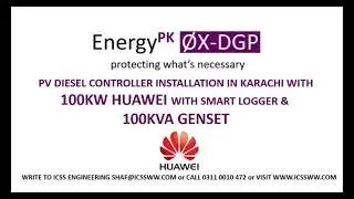 PV Diesel Hybrid Controller in Karachi Pakistan for Huawei 100KW and 100KVA Genset