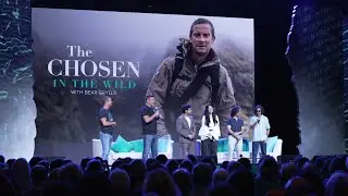 Dallas Jenkins, Bear Grylls and the Cast of The Chosen from ChosenCon 2024