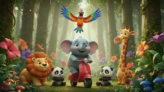 Wheels on the Scooter | Fun Scooter Ride Song for Toddlers to Sing and Enjoy