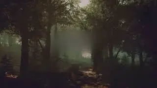 scary skin walker alive  in the woods