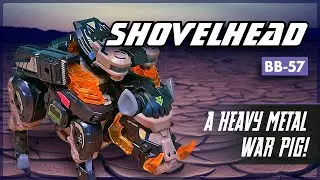 52Toys Beastbox BB-57 Shovelhead is a Heavy Metal War Pig! Rated and Reviewed