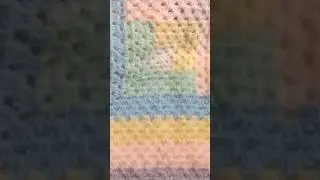 Crochet Granny stitch Log Cabin Blanket. Easy crochet Easy granny stitch Easy blanket