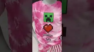 Awesome Minecraft Creeper Justice shirt at Walmart !!!!